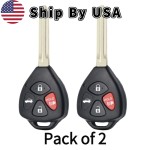 Toyota Matrix Highlander 2008-2010 3 Button Remote Head Key | GQ4-29T | G Chip